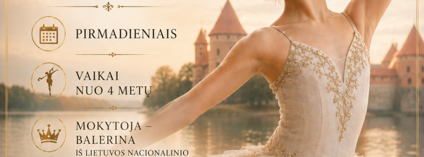 Baleto pamokas su balerina iš operos ir baleto teatro